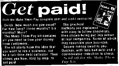 Get paid!